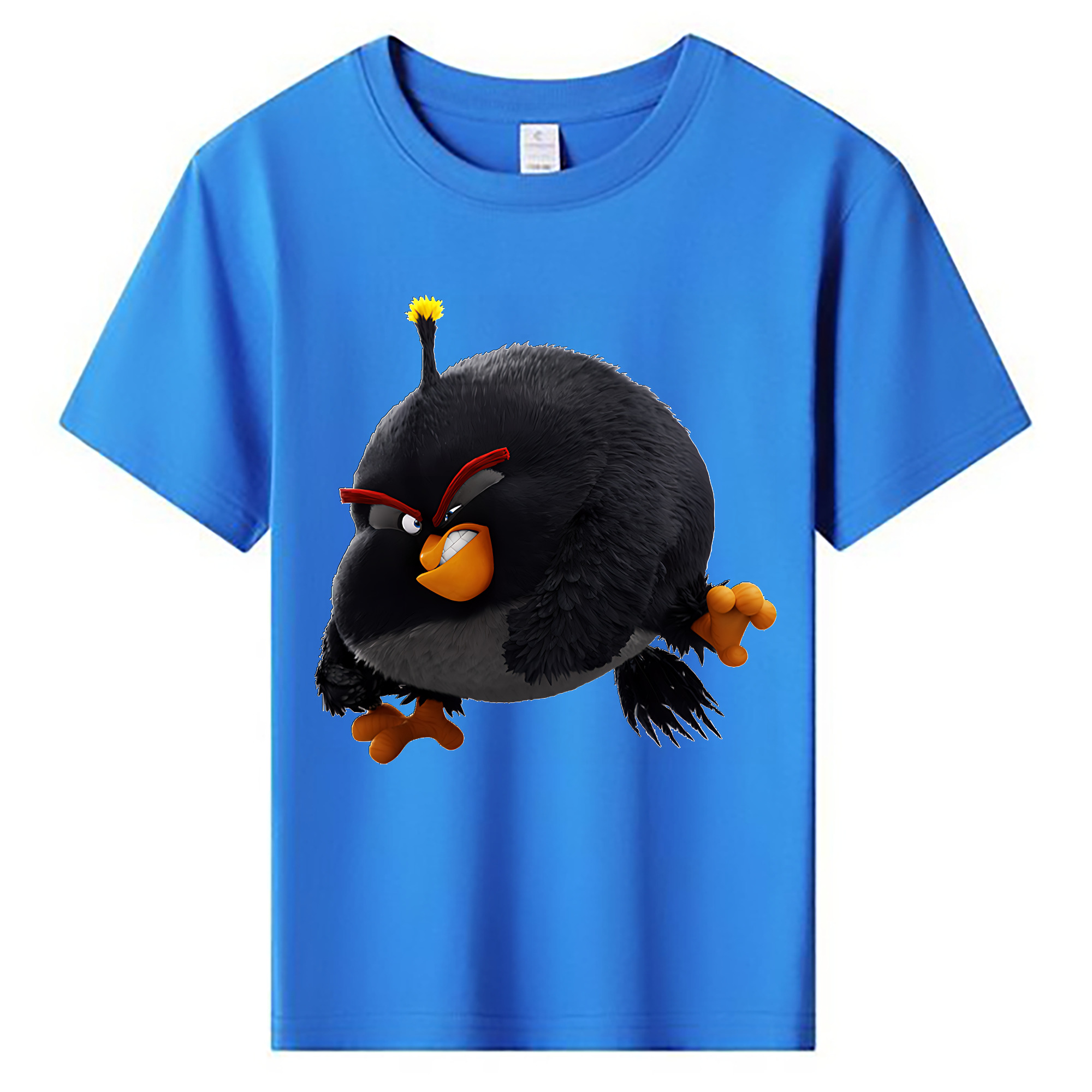 （画像用） Angry Birds アングリーバード 綿100％キッズTシャツ（フロントプリント）